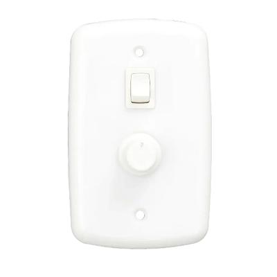 Chave CL Rotativa Bivolt Liege Branca Com Espelho