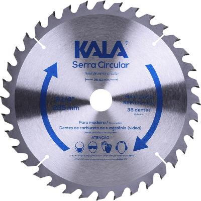 Disco Serra Circular 9.1/4 Pol 235mm 36 Dentes Kala