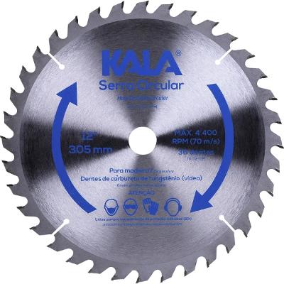 Disco Serra Circular 300mm 36 Dentes 4400Rpm Kala 12 Pol