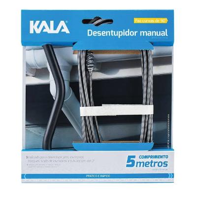 Desentupidor Manual Kala 5 Metros 1.2mm Aço Carbono