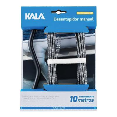 Desentupidor Manual 10 Metros 1.3mm Aço Carbono Kala