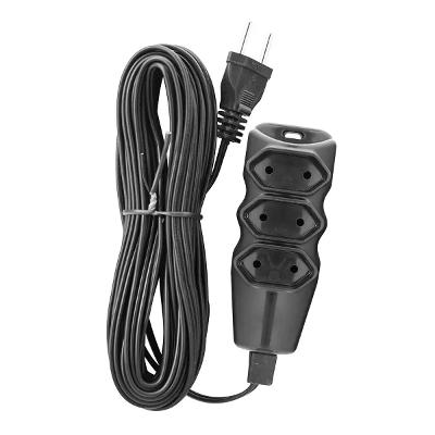Extensão Elétrica 5M 10A 3 Tomadas Liege Preto