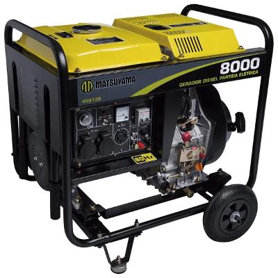 Gerador A Diesel Matsuyama 8000 Gda 13 HP 127/220V