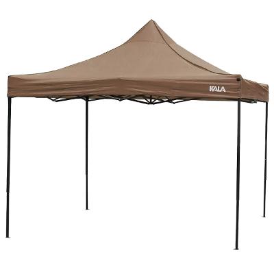 Gazebo Dobravel Pagoda 3x3m Marrom 16kg Kala Alumínio