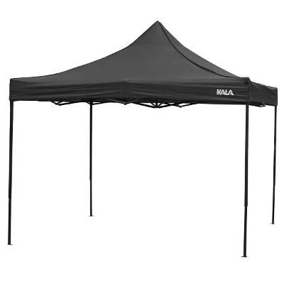 Gazebo Dobravel Kala Pagoda 3x3m Preto Estrutura Alumínio