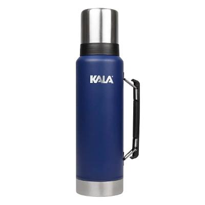 Garrafa Térmica 1,3L Aço Inox Azul Kala 299846 16h 12h