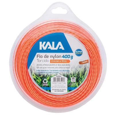 Fio De Nylon Para Aparador 1,65mm 400g Kala Torcido