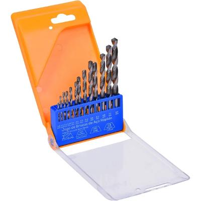 Jogo De Brocas Aço Rápido 13 Peças 2mm A 8mm Kala