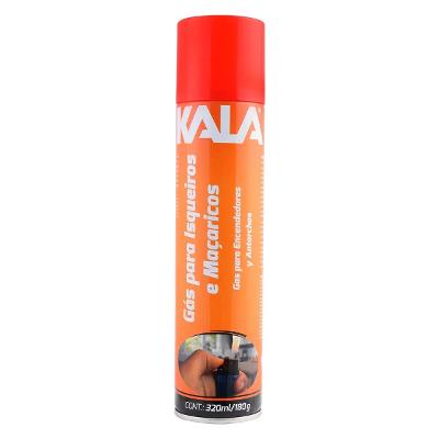Gás Para Maçarico E Isqueiro 320ml 180g Kala 5 Pontas