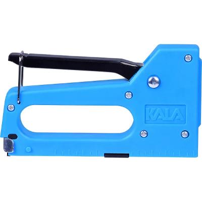 Grampeador Manual Kala 4mm A 8mm Tapeceiro Cromado Abs