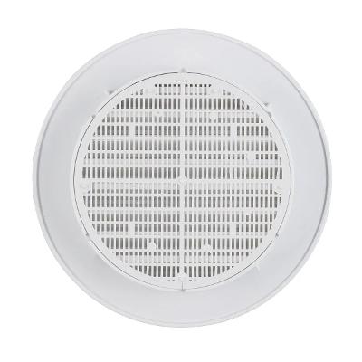 Grade De Ventilação 200mm Com Tela Abs Liege