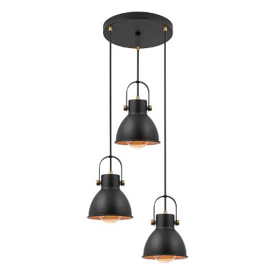 Luminária Pendente Leion Bivolt Ferro Kala Preto
