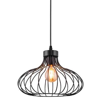Luminária Pendente Cirat 300mm Bivolt Kala Preto