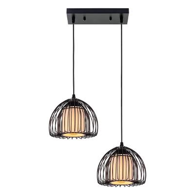 Luminaria Pendente Tefus 2 Kala 110V 220V Ferro
