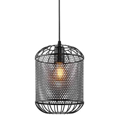 Luminaria Pendente Mefel 200x285mm Kala Preto