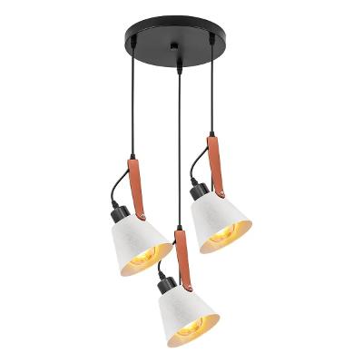 Luminaria Pendente Gyozi Bivolt Kala Branco E Dourado