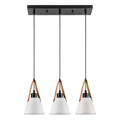 Luminaria Pendente Giato Triplo Bivolt Kala Ferro