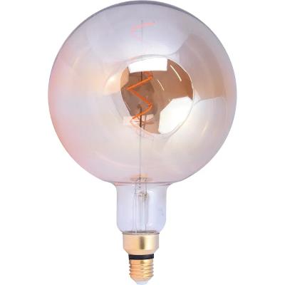 Lâmpada LED Giant Globo 4W Bivolt Liege E27 Âmbar