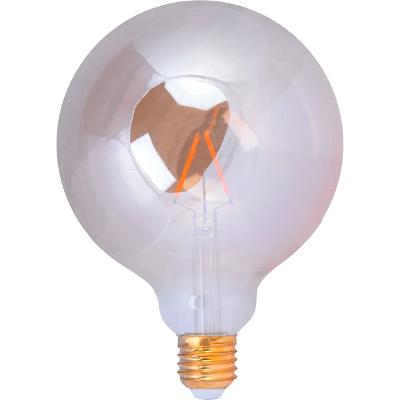 Lâmpada LED Filamento G125 3W Bivolt Liege E27
