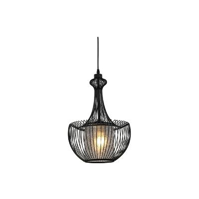 Pendente Noser 33 Cm Kala Preto Fosco Mbk