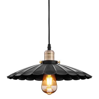 Pendente Celebor 300mm Ferro Kala Preto E Dourado