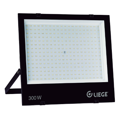 Refletor LED 300W Bivolt Liege 6500K Preto