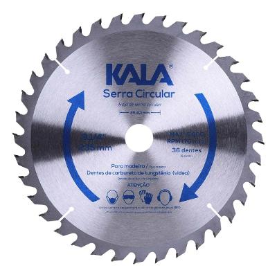 Serra Circular Madeira 36 Dentes 250mm Kala