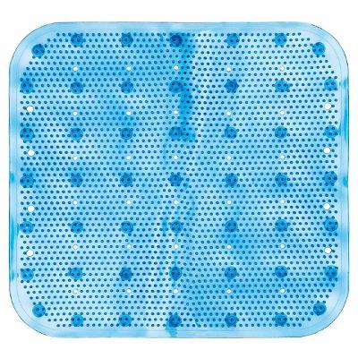 Tapete Box Banheiro Pvc 43x45cm Azul Kala