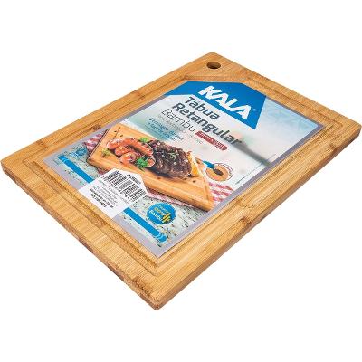 Tábua Para Churrasco 35cm X 25cm Bambu Kala