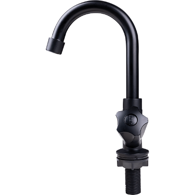 Torneira Lavatório ABS Preto 1/4 De Volta Liege C50