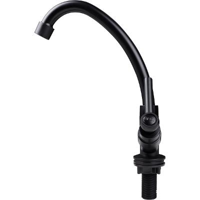 Torneira Bica Móvel 1/4 ABS Preta C60 Liege