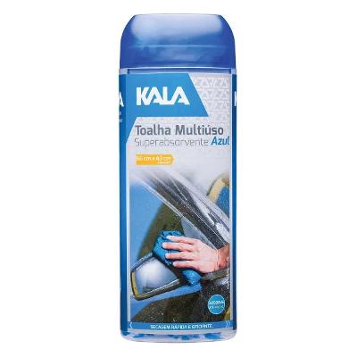 Toalha Multiuso Pva 60x30 Cm Azul Kala