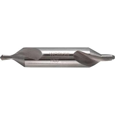 Broca De Centro Worker 5mm x 12.5mm Aço Rápido Din333a