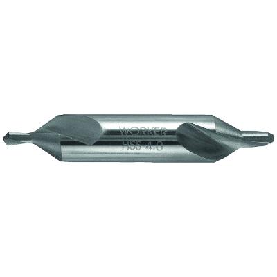 Broca De Centrar Worker 6,3x16mm HSS 60 Graus Aço Rápido