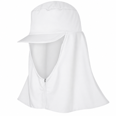 Boné Árabe Worker Brim 100% Algodão Proteção Nuca 25cm 56cm