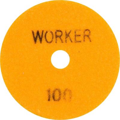 Disco De Lixa Diamantada 4 Pol G100 Velcro Worker 4500 RPM