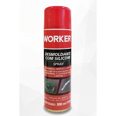 Desmoldante Spray Com Silicone 300Ml 170G Worker 364850