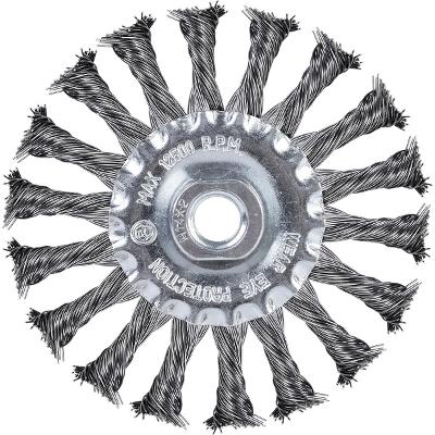 Escova Circular Aço Trançado 4.1/2 Polegadas M14 Worker