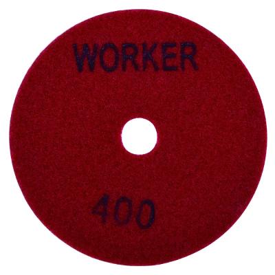 Disco Lixa Diamantado 100mm Grão 400 Worker 4500 RPM 6288