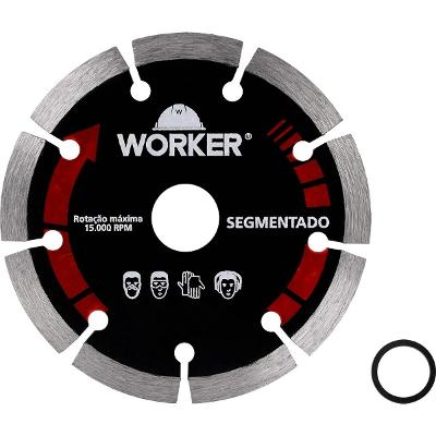 Disco Diamantado Segmentado Worker 115mm 935549 Seco Úmido