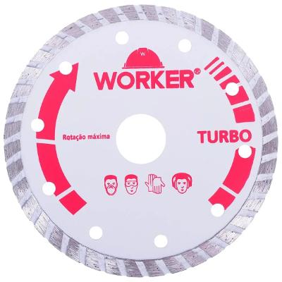 Disco Diamantado 115mm Turbo Worker 935638 Corte Seco
