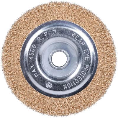 Escova Circular Ondulada Worker 6 Pol Furo 5/8 1/2 Bucha