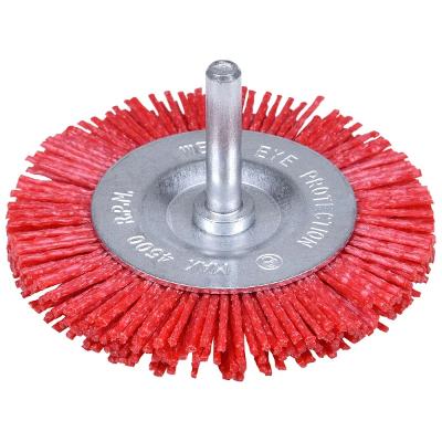 Escova Circular Nylon 4 Pol Com Haste 1/4 Worker 195013