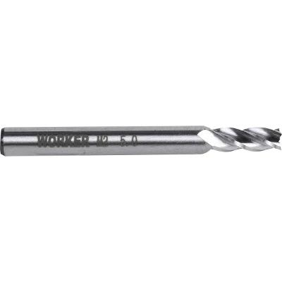 Fresa De Topo Aço Rápido 5mm Haste 6mm HSS M2 Worker