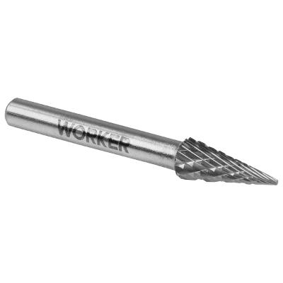 Lima Rotativa Cônica 8mm Quebra Cavaco 6mm Worker