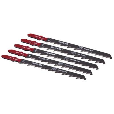 Kit 5 Lâminas Serra Tico Tico 100mm 6 Dentes Worker