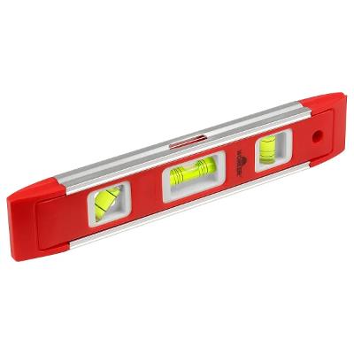 Nível Alumínio Com Base Magnética 9'' 220 mm Worker 3 Bolhas