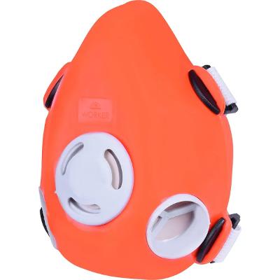 Respirador Semifacial Para 2 Filtros Válvula Exalação Worker