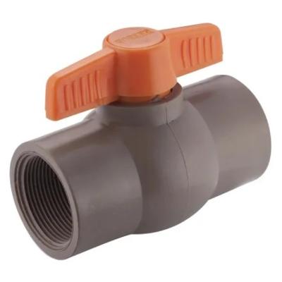 Registro De Esfera Roscável 1.1/4'' Pvc Marrom Worker