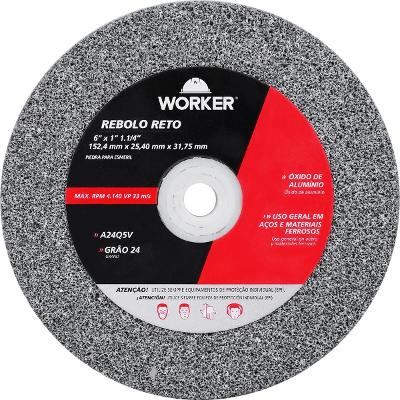 Rebolo Uso Geral 6x1x1.1/4'' Grão 24 Worker